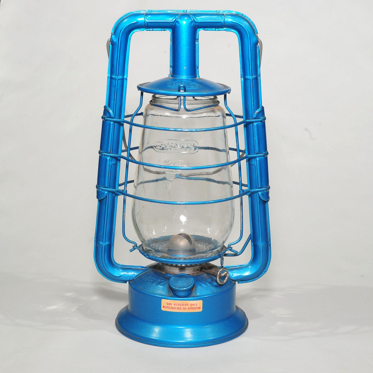 Vintage Dietz Monarch Hurricane Lantern — Excellent Condition, Includes Spare Wick