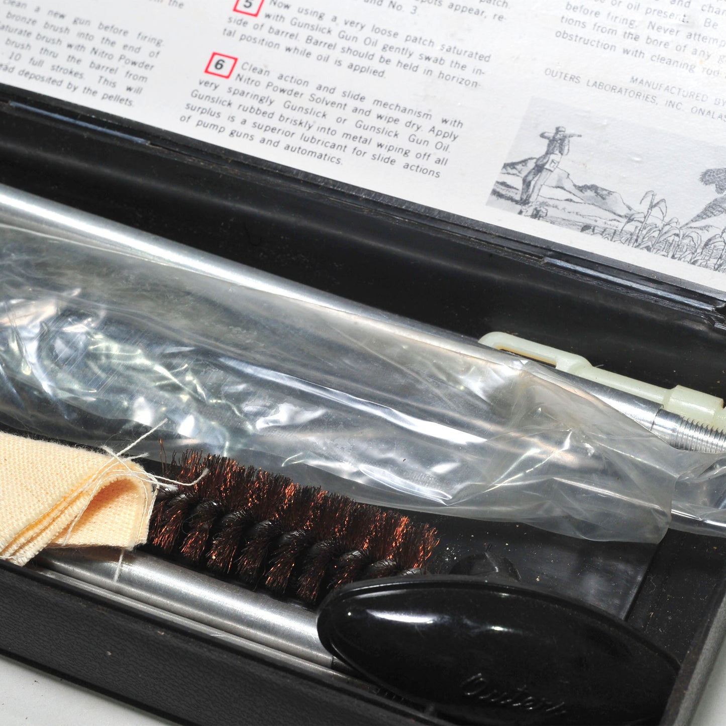 Outers Gunslick 12 Gauge Shotgun Cleaning Kit — Complete, Never Used (Circa Early-to-Mid 1970s)