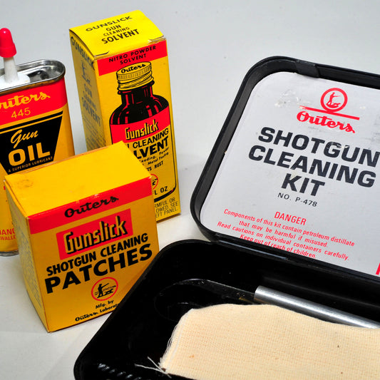 Outers Gunslick 12 Gauge Shotgun Cleaning Kit — Complete, Never Used (Circa Early-to-Mid 1970s)