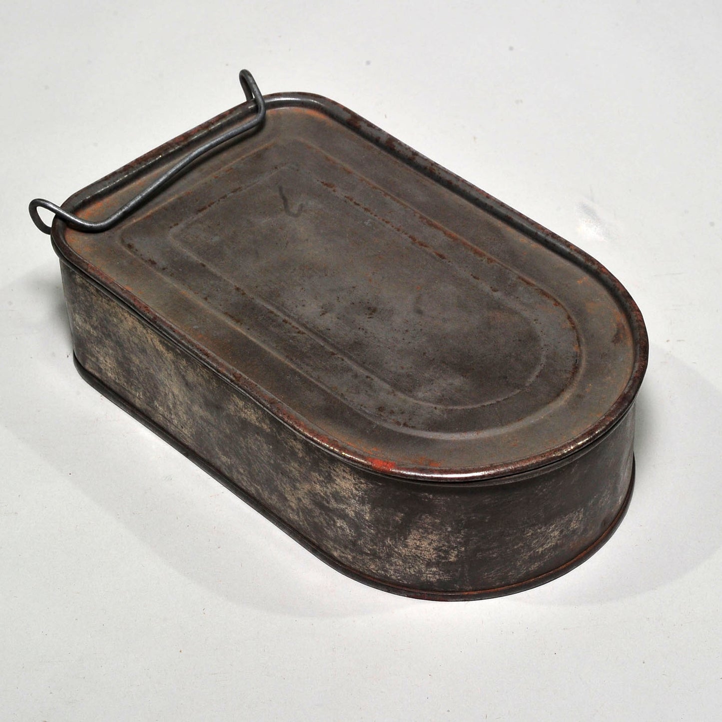 Miner's Snap Tin — Vintage British Coal Mining Lunch Tin, Good Condition