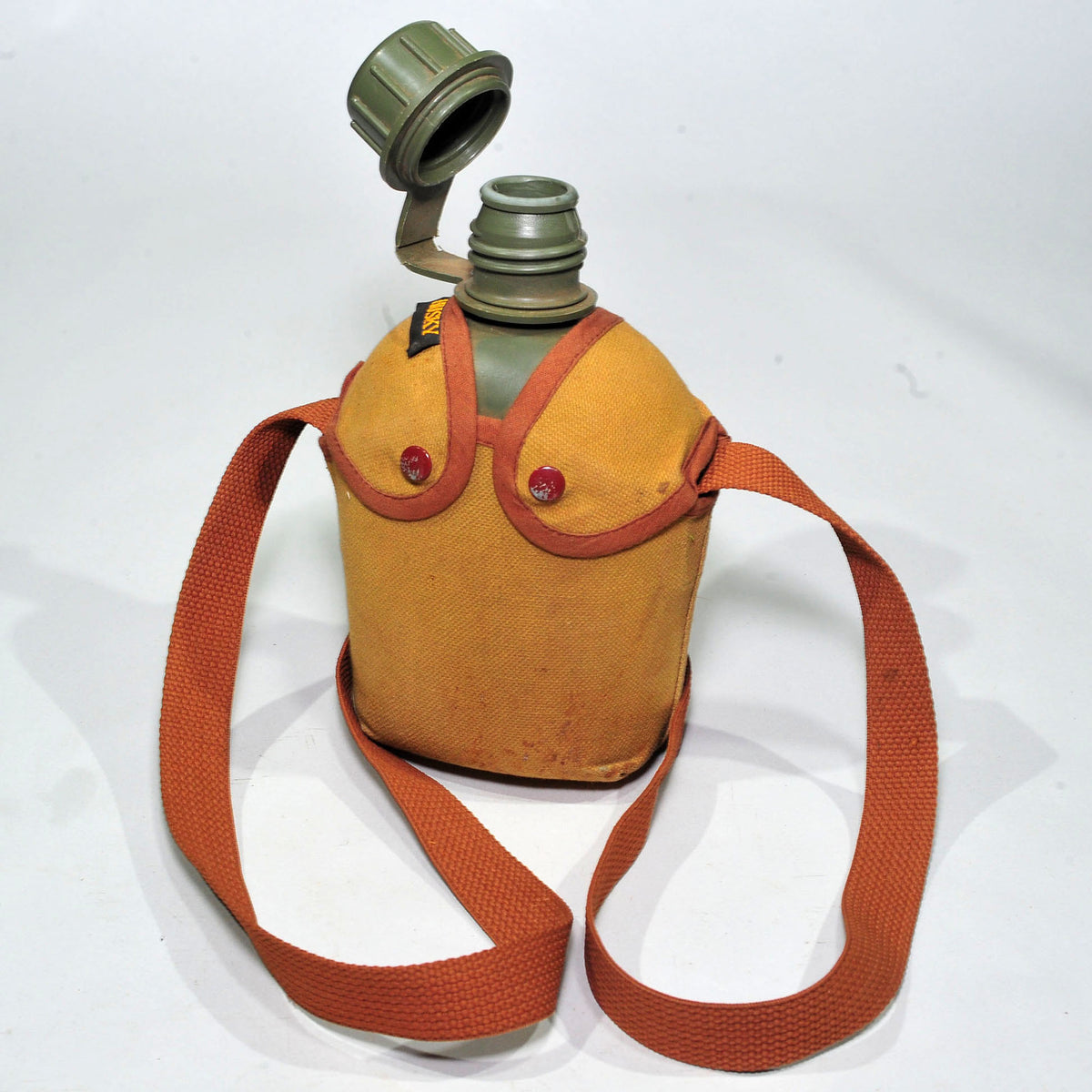 SADF South African Army 1L Water Bottle with Canvas Cover — Lid Included