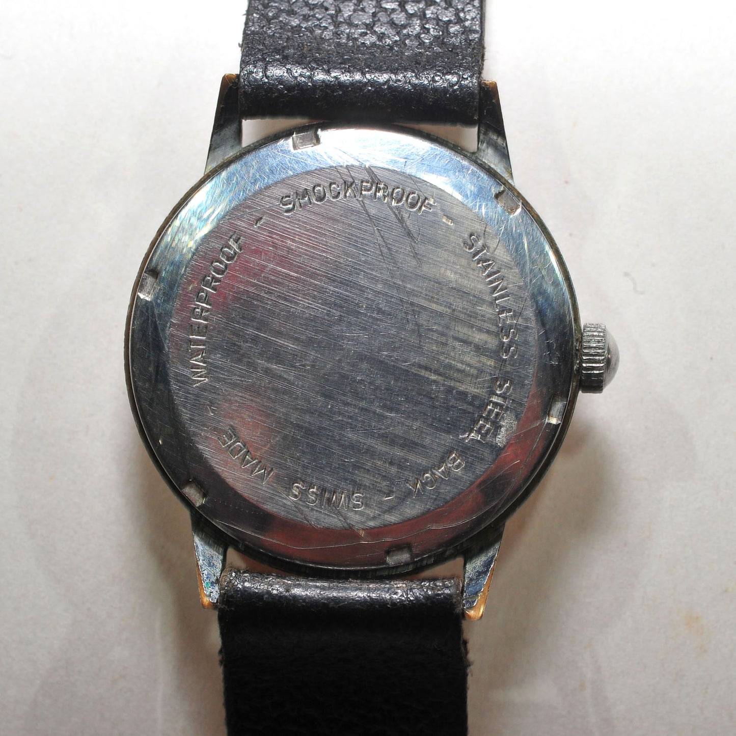 Zaigor 17 Jewel Incabloc Watch — Vintage, Chrome Plated, Runs Well