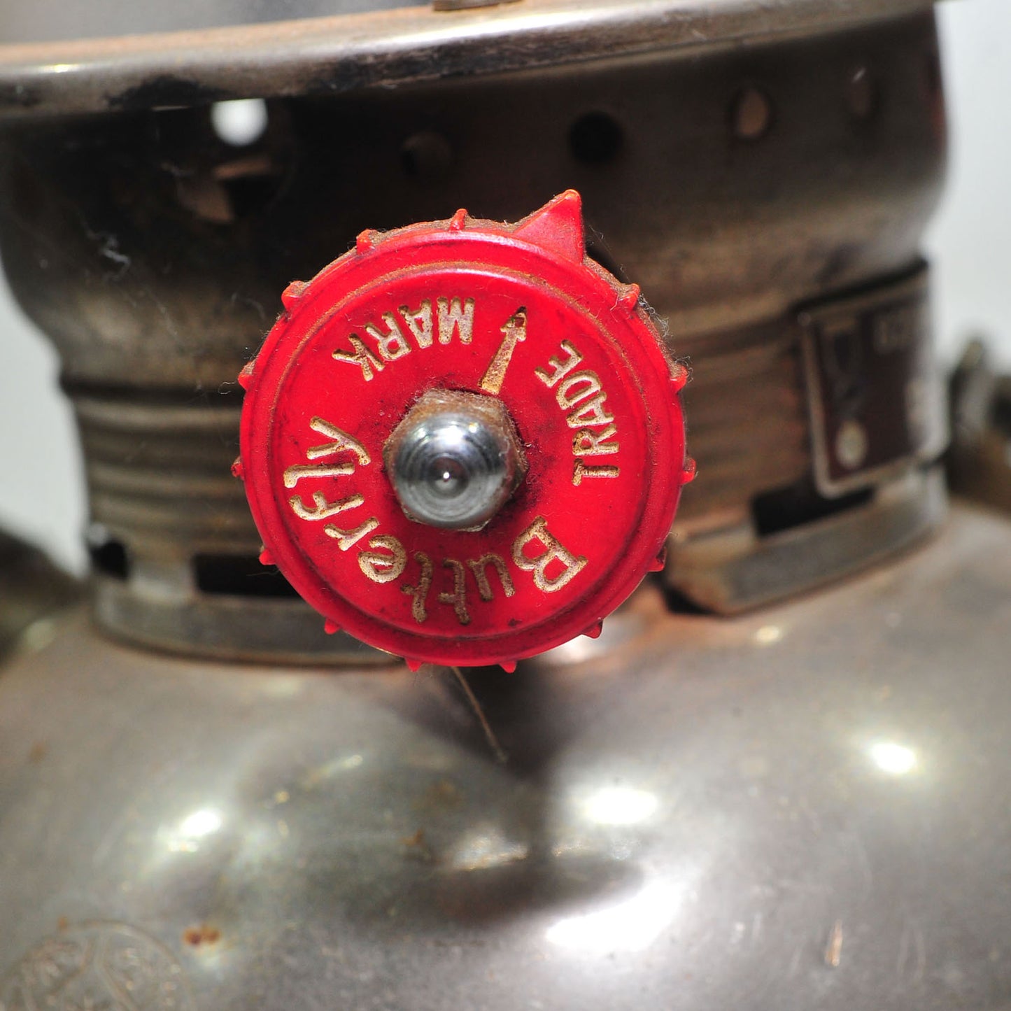 Baby Petromax 821, 250CP — Vintage German Kerosene Pressure Lantern, 34cm, Restoration Project