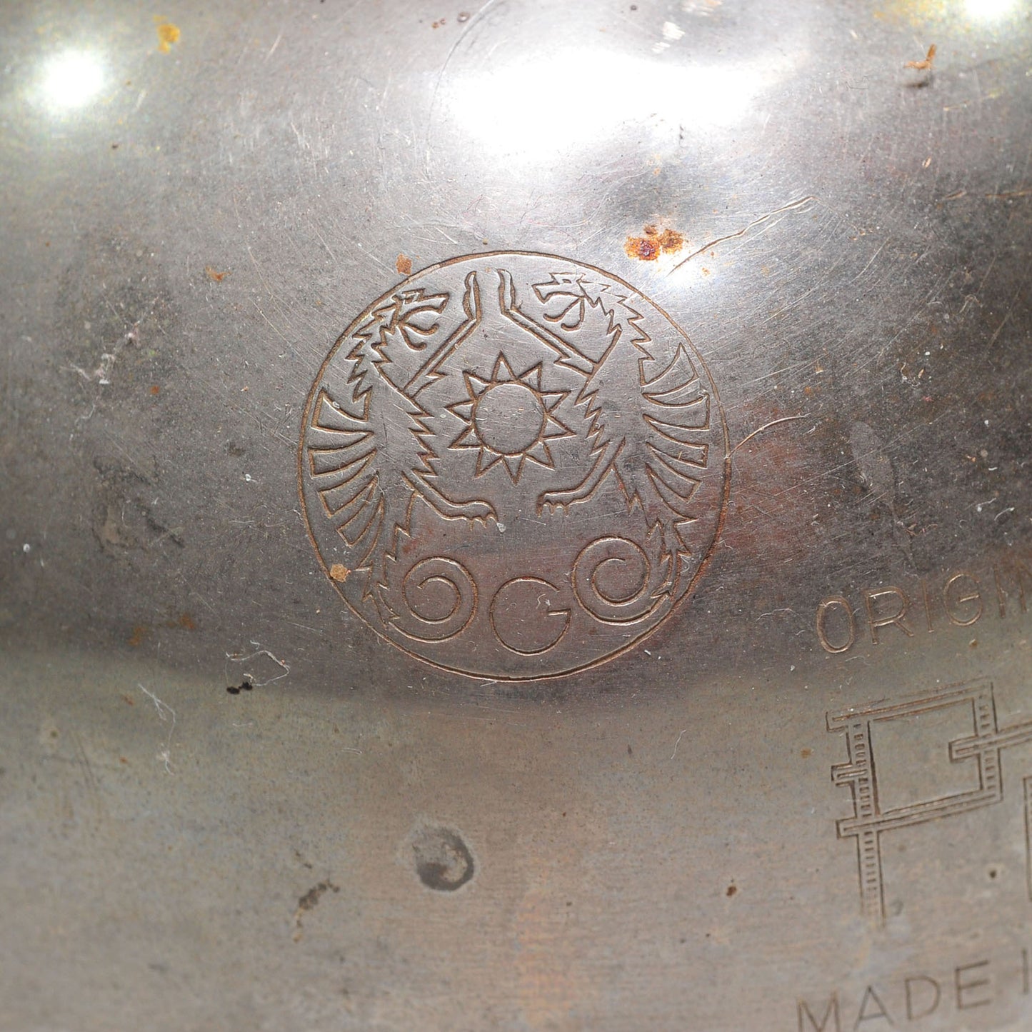 Baby Petromax 821, 250CP — Vintage German Kerosene Pressure Lantern, 34cm, Restoration Project