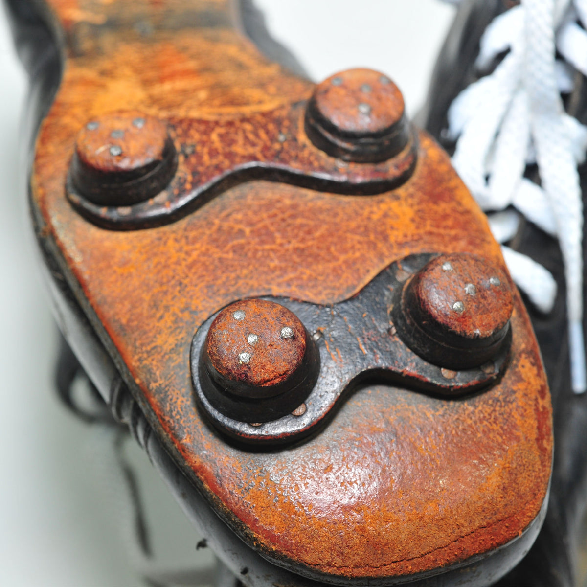 Cuthbert's "Springbok Flier" Rugby Boots — 1930s, Leather Studs, Size 6, 29cm