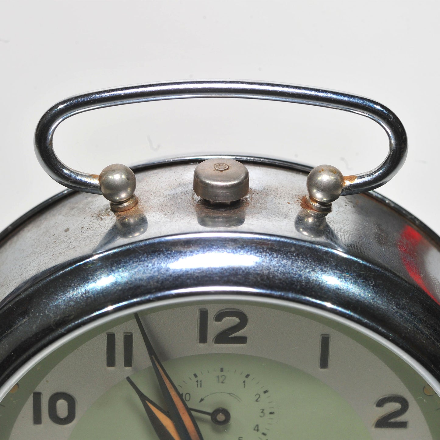 Veglia Intermittent Mechanical Alarm Clock — Polished Chrome, Working, Very Good Condition