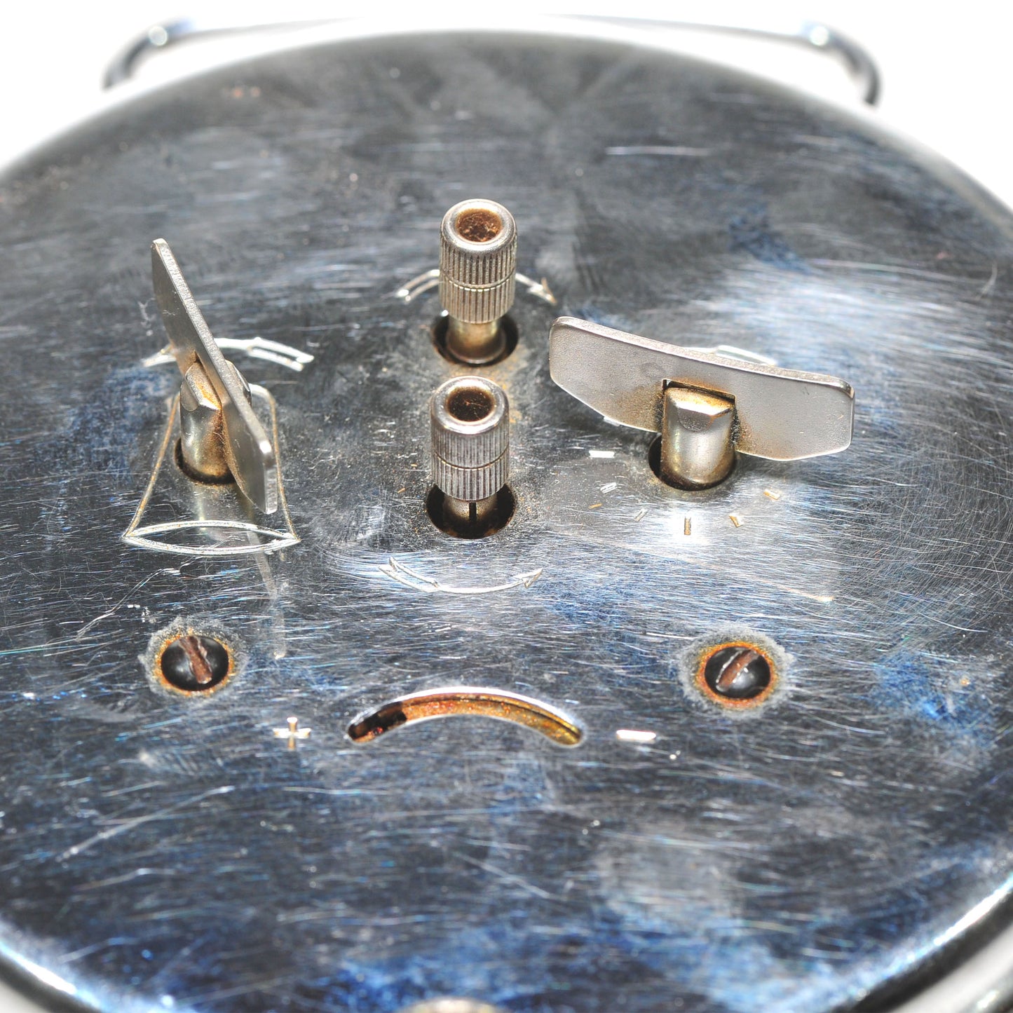 Veglia Intermittent Mechanical Alarm Clock — Polished Chrome, Working, Very Good Condition