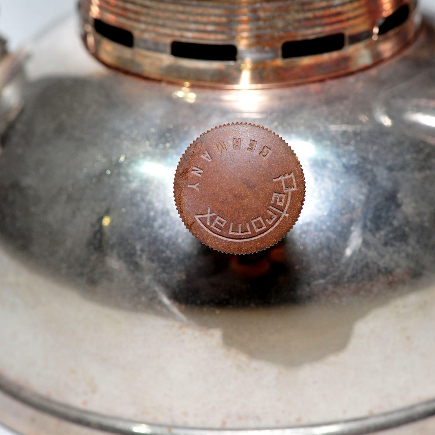 Petromax 821 Lanterns — Matching Original Pair, Complete with Original Globes