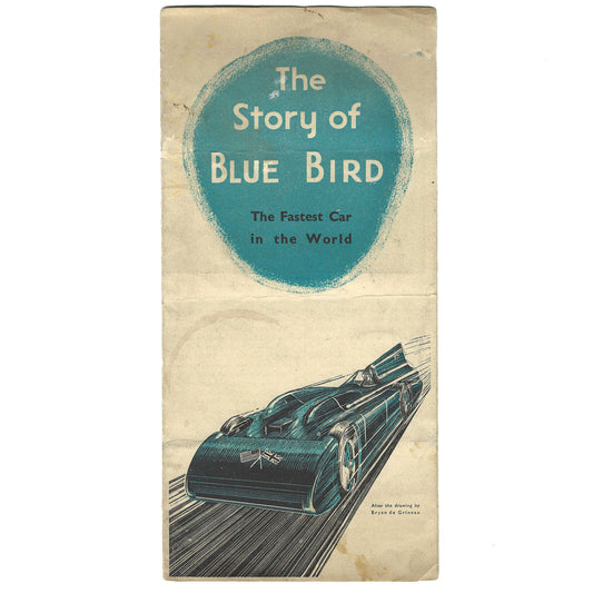 Castrol "The Story of Bluebird — The Fastest Car in the World" — Vintage Booklet