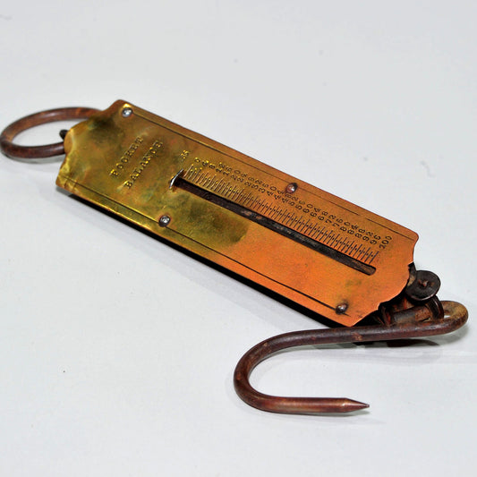 Brass Pocket Balance — 100lb, Unbranded, Polished
