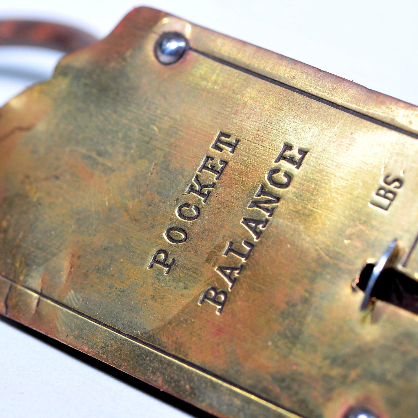 Brass Pocket Balance — 100lb, Unbranded, Polished