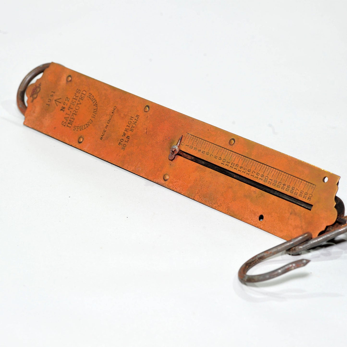 Salter Improved Spring Balance — 1941, 30lb, 33cm