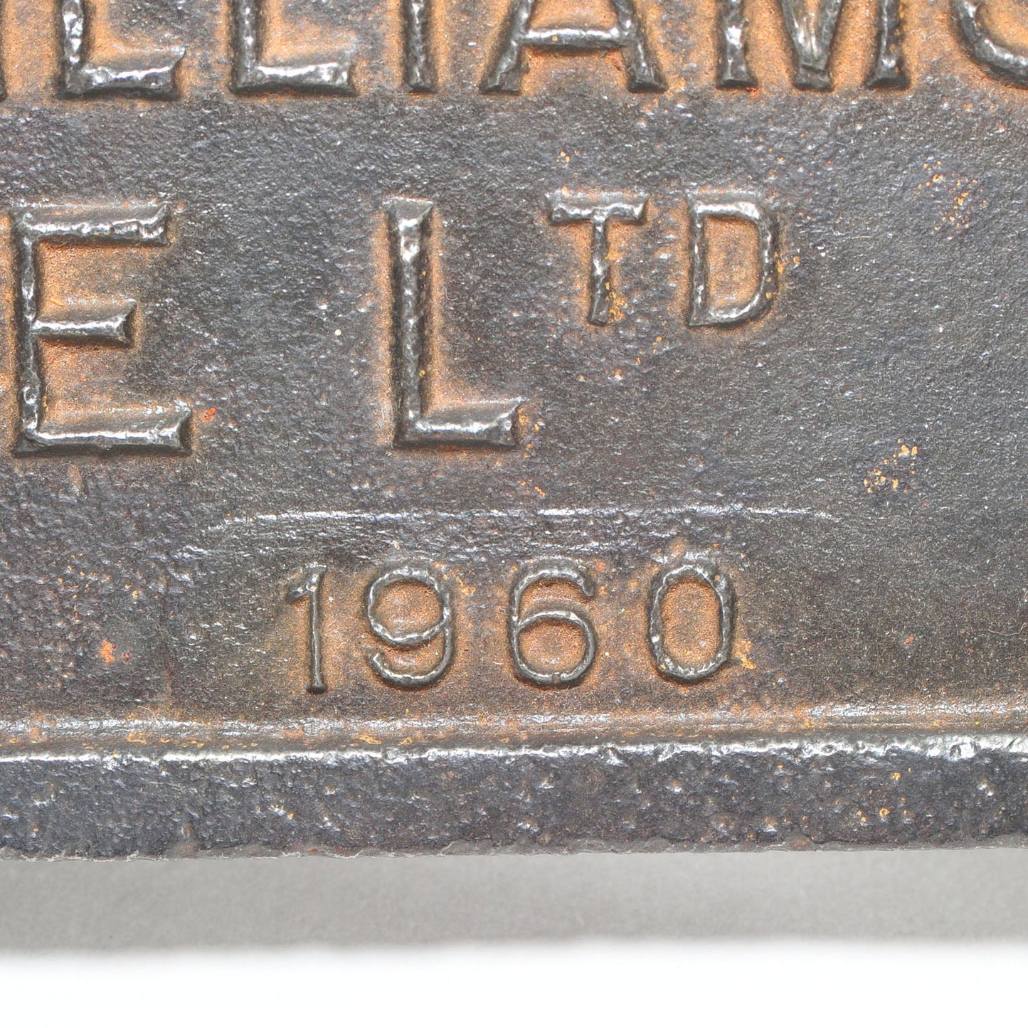 Alpheus Williams & Dowse Ltd Builder's Plate — Boksburg, 1960