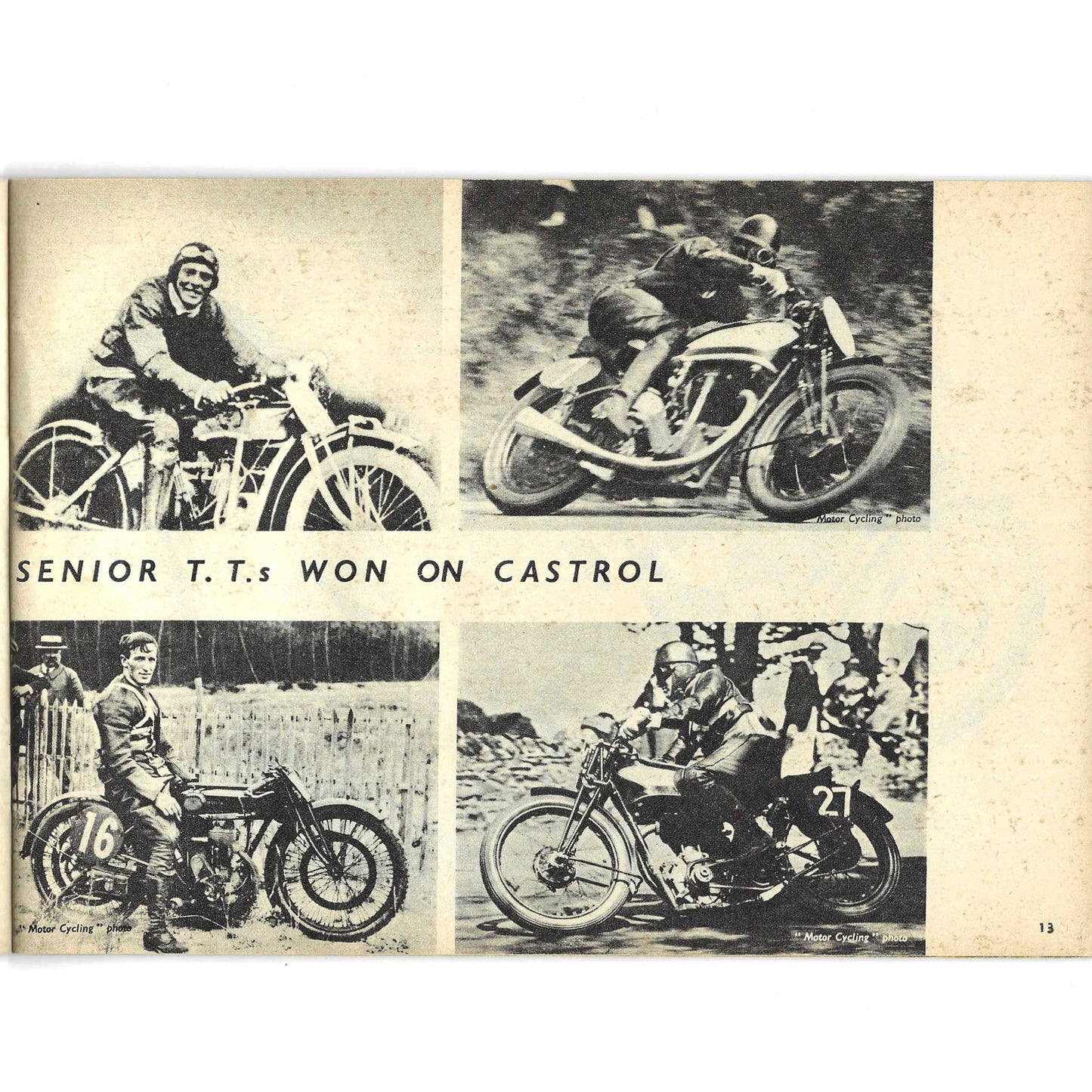 Castrol "The First 50 Years" Booklet — Vintage Company History