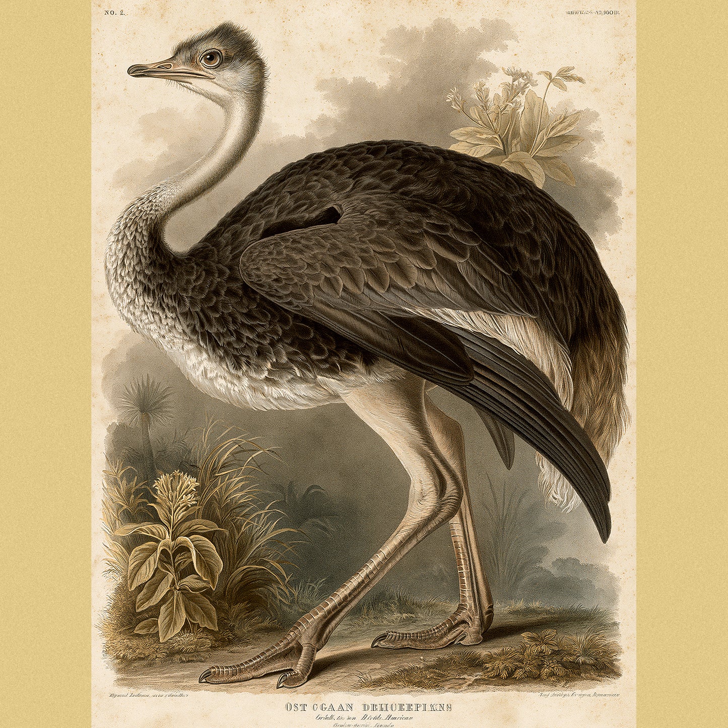 Ostrich — A Naturalist's Study